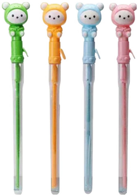 해피아이몰 왕 비누방울 스틱 네 친구 베니 대형 4종 세트, 혼합색상, 1세트