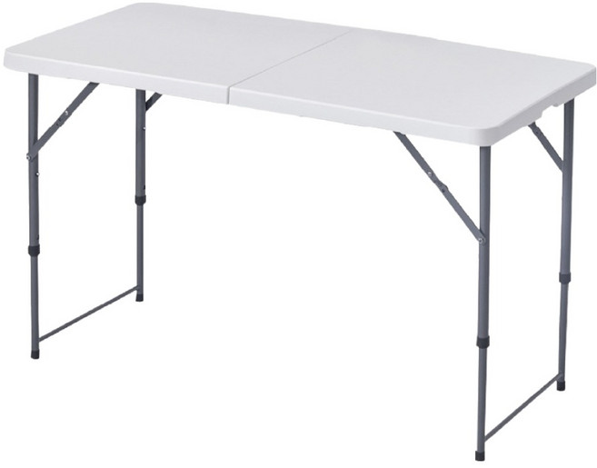 IKA 手提折疊式桌 可升降, 白色