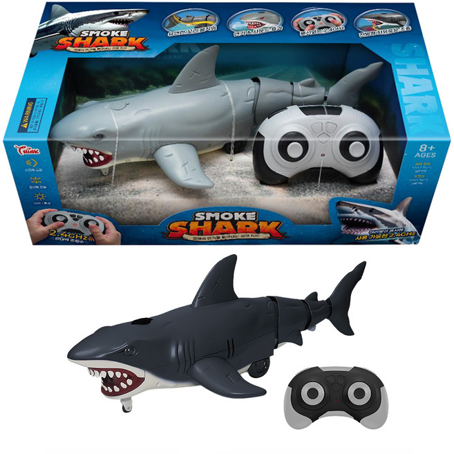 씽크토이 스모크 샤크 RC 실감나는 상어 장난감, 랜덤발송, 1개