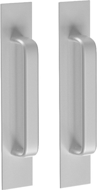 미란다 무타공 부착식 전면고정 손잡이, 2개