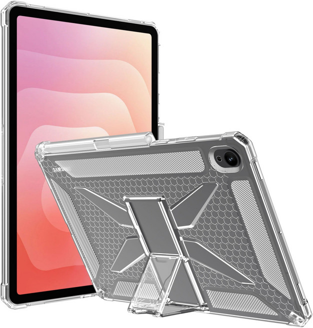 칸탐 갤럭시탭 S 패드 에어가드 엑스 스탠드 케이스, 투명, 1개