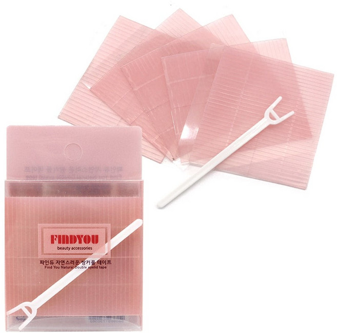 파인듀 자연스러운 쌍커풀 테이프, 300개, 핑크