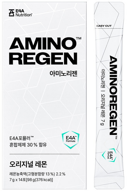 이포에이 아미노리젠 아미노산 포뮬러 오리지널 레몬 14p, 98g, 1개