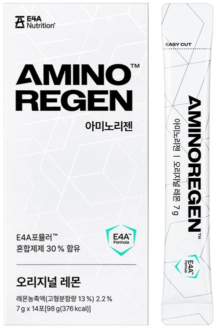 이포에이 아미노리젠 아미노산 포뮬러 오리지널 레몬 14p, 98g, 1개 - 쿠팡