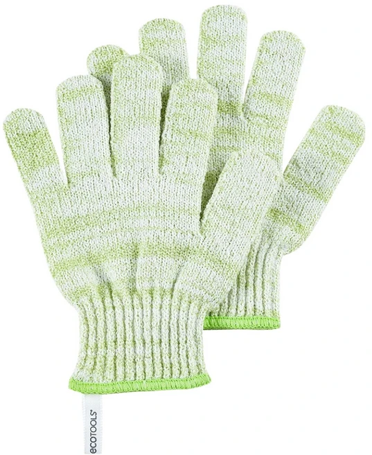 에코툴즈 배스 앤 샤워 글러브, 그린, 1개, 2개입 - 쿠팡