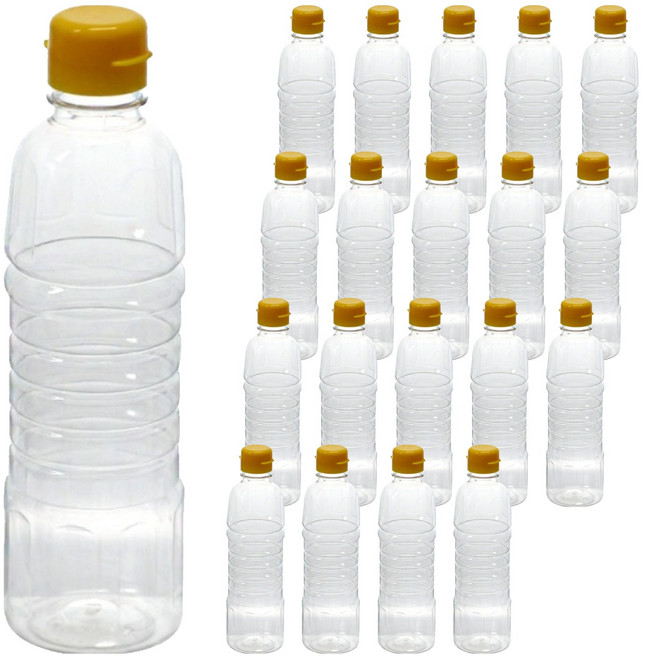 원터치캡 노랑, 20개, 500ml