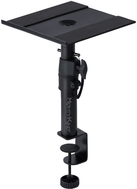 마이티킹 MSD15CP 클램프형 각도 높이조절 스피커 스탠드 리어 거치대, 블랙