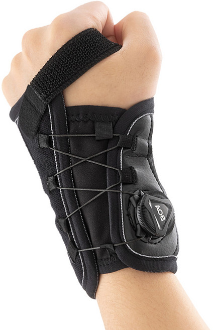 소조 스포츠 보아 손목보호대 왼쪽, 블랙, 1개