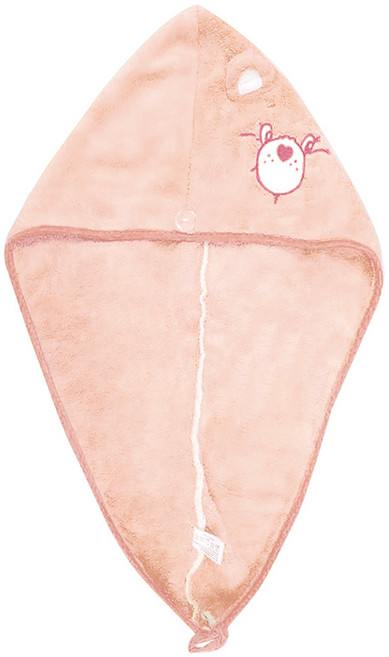 Care Bears 彩虹熊 珊瑚絨乾髮帽 61.3 x 39cm, 粉色, 1個