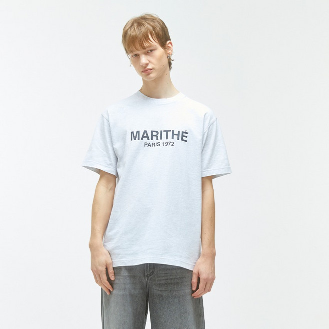 MaritheFrancoisGirbaud 男女通用 REGULAR LOGO T恤, 白色