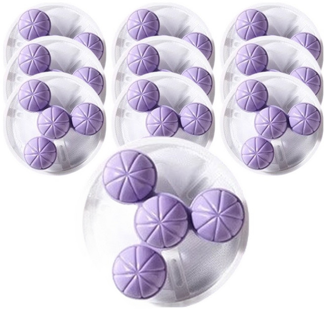 뷰넷 통돌이 세탁기 먼지 제거 거름망, 퍼플, 10개