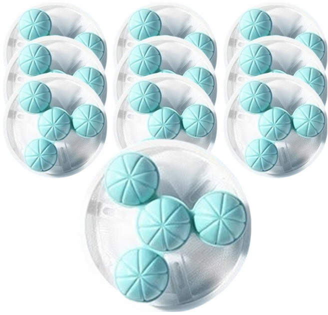 뷰넷 통돌이 세탁기 먼지 제거 거름망, 블루, 10개