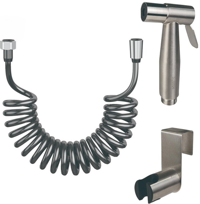 비케이 스프레이건 + 걸이식 행거 + 스프링 호스 3m 샬럿58 SUS 304, 1개