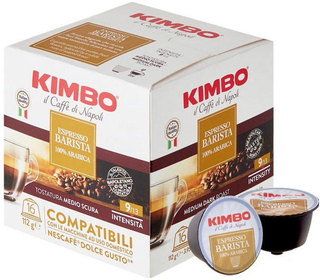 킴보 돌체구스토 호환 캡슐커피 바리스타, 7g, 16개입, 1개