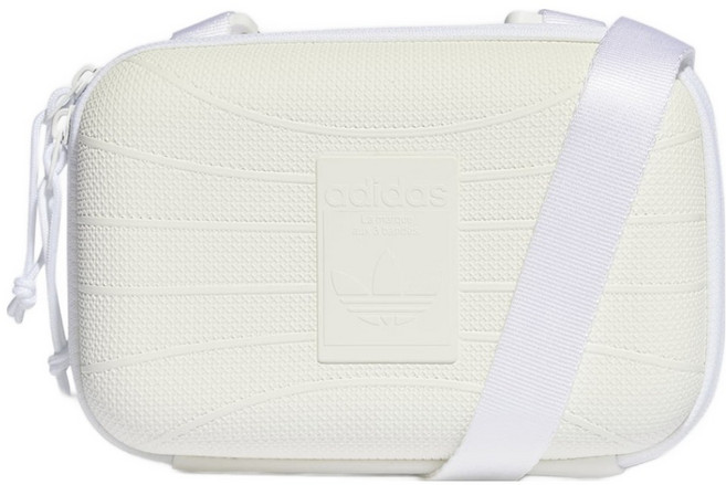 adidas 愛迪達 斜背包 IS0679, 白色, 1個