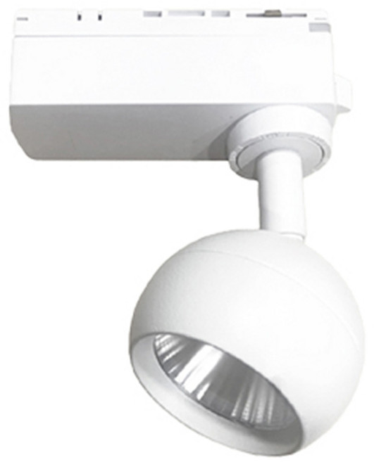 vittz LED 單球聚光軌道燈 8W, 白色 + 晝光色 6500K, 1個