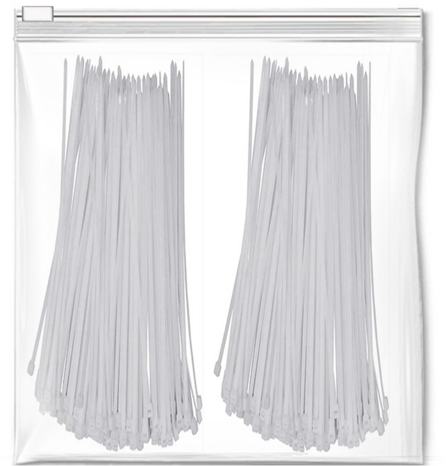 엔더 플렉시블 케이블타이 400p, 화이트, 1개