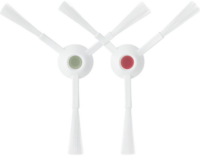 멋진공간 호환 에코백스 X1 T10 T20 흰색 사이드브러쉬, 2개