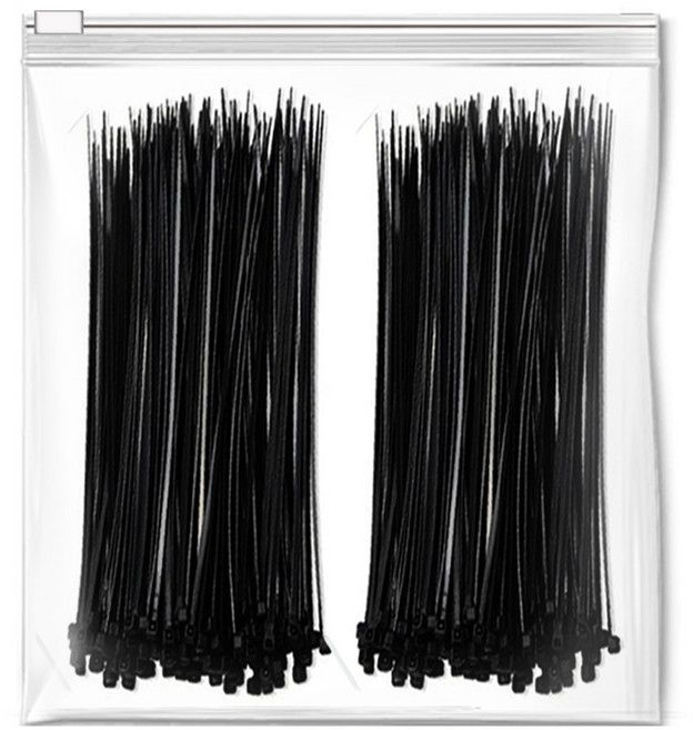 엔더 플렉시블 케이블타이 400p, 블랙, 1개