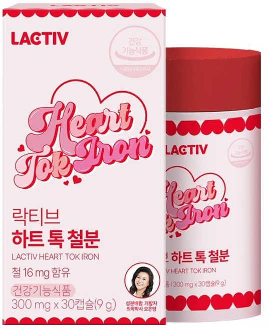 락티브 하트톡 철분, 30정, 1개 - 쿠팡