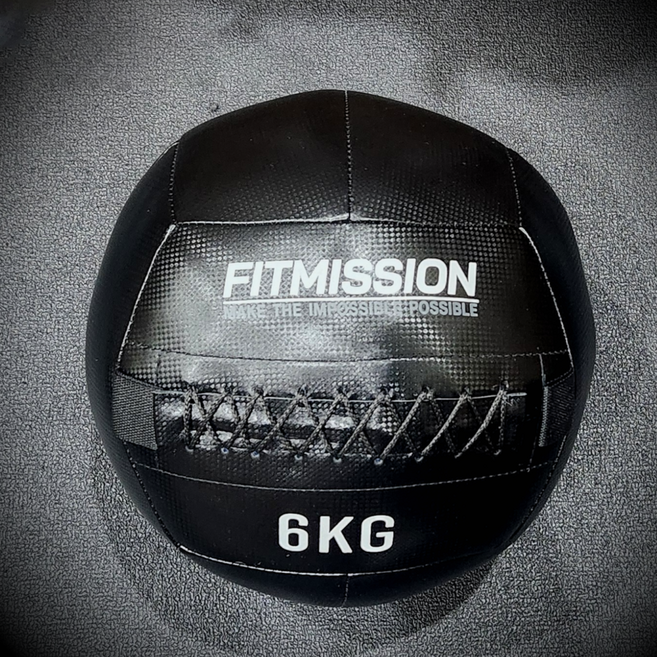 피트미션 월볼, 1개, 6kg, 블랙