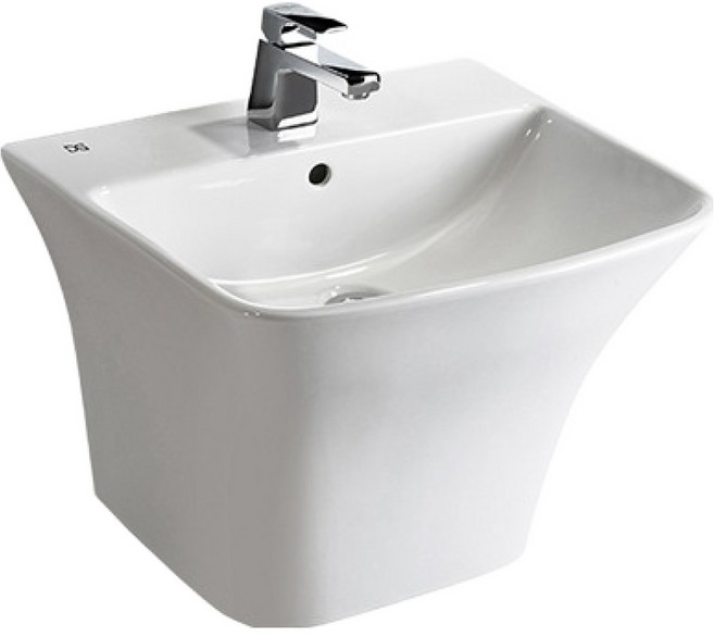 DS바스 일체형 사각세면기 DSL699E 방문설치, 화이트