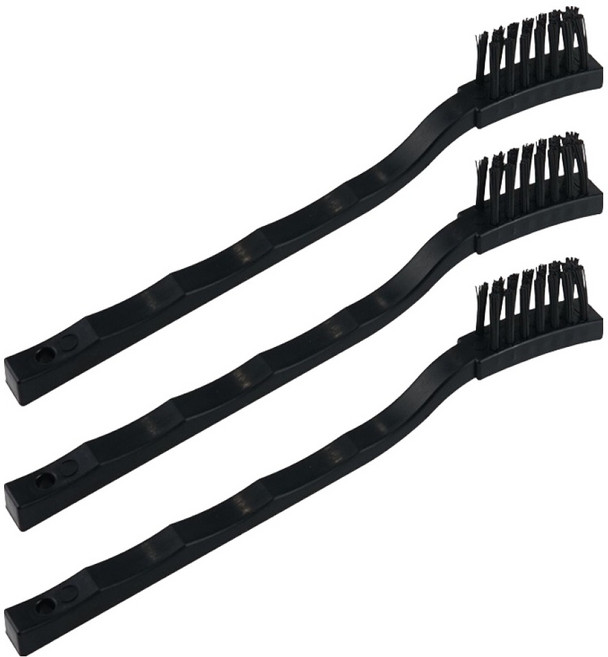 컴스 정전기방지 PCB 플레이트 회로기판 먼지제거 청소용 브러쉬 17cm, 3개, DP226