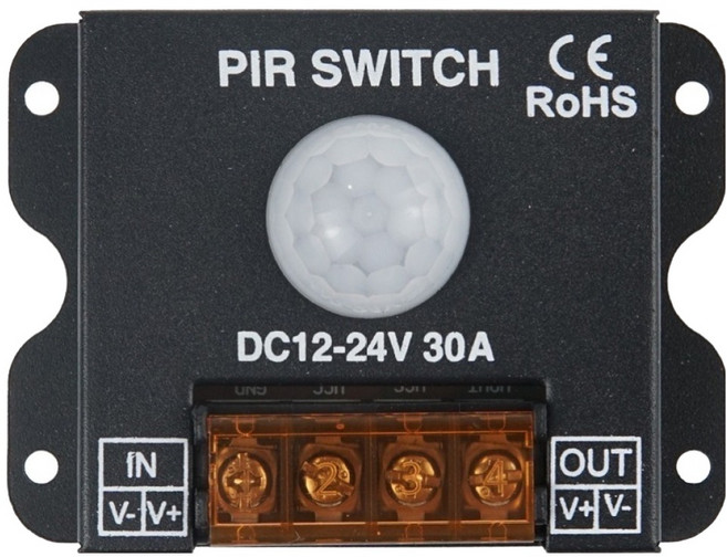Coms 控制器 DC12-24V 30A PIR 紅外線動態感應開關 BF552, 1個