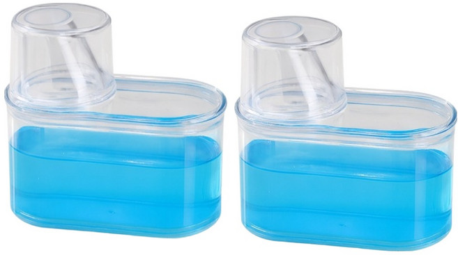 오템 눈금 세제 소분 용기 500ml, 투명, 2개