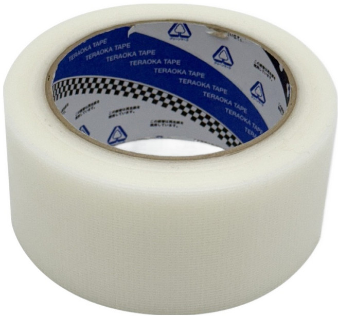 TERAOKA 이지컷 마스킹 끈적이 적은 무잔사 보양테이프 반투명 50mm x 25m 4140, 1개