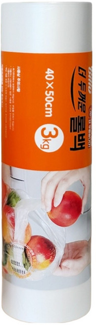 UH홈데코 두꺼운 일회용 업소용 중량 롤팩 3kg, 1개, 40 x 50 cm