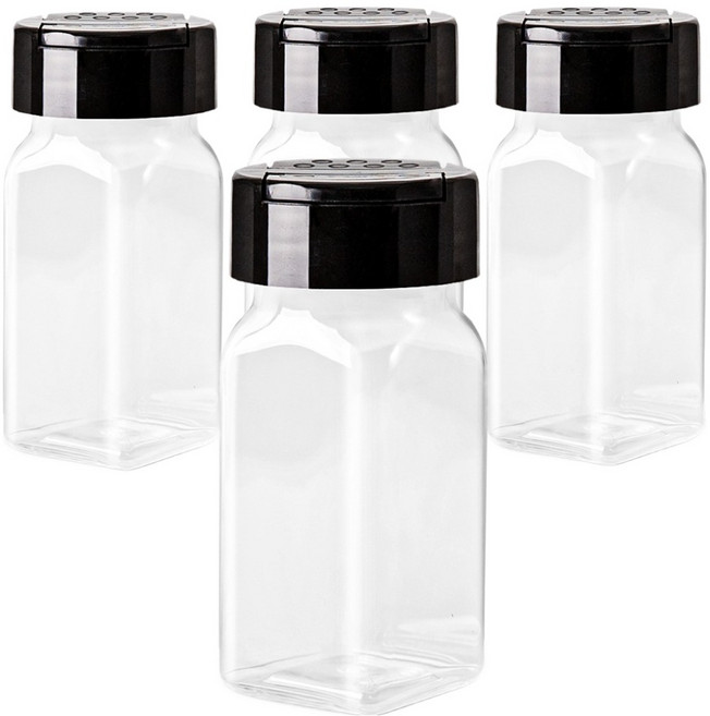 바른미각 BPA FREE 사각 양개형 양념통, 120ml, 4개