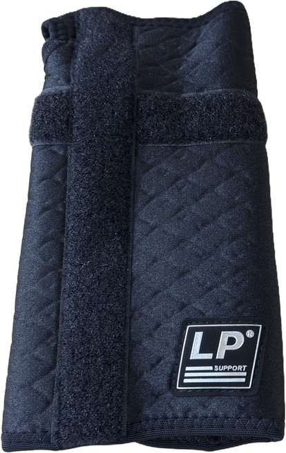 LP SUPPORT 高透氣可調式支撐護腕 右手 725CA-R, 黑色, 1個