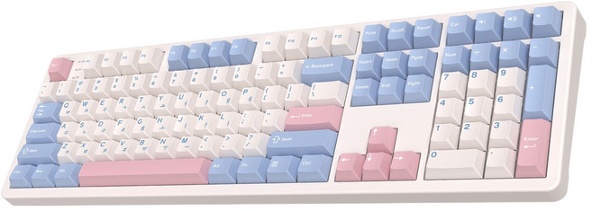 앱코 원토글 노니드 무브 알루미늄 3모드 유무선 기계식 키보드, Dusty Blue, AR108G, 카일 BCP