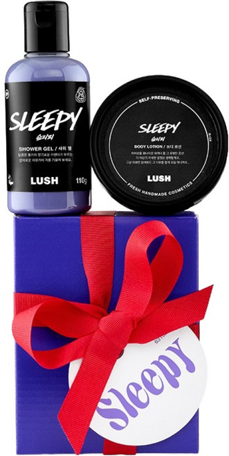 러쉬 슬리피 바디로션 + 샤워젤 선물세트, 1세트