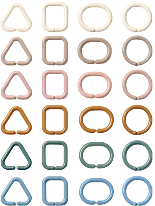 little life Ring & Ring 好朋友環狀玩具 24件組, 混合顏色, 1套