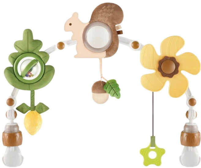 LittleLife 리틀포레 유모차 모빌 완구, 혼합색상, 1개