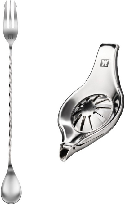 바겐슈타이거 홈텐딩 레몬스퀴저 슬라이스 + 바스푼 포크형 세트, 1세트