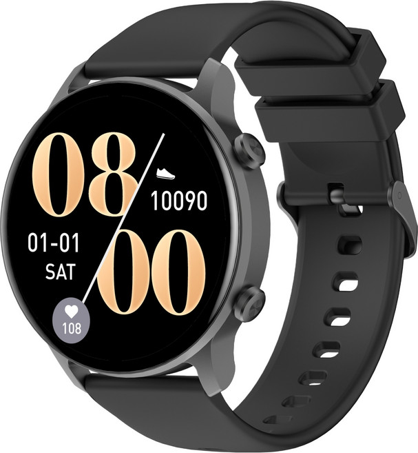 LARMi 樂米 INFINITY 3 智能手錶, 藍牙, 1.28吋, 耀石黑