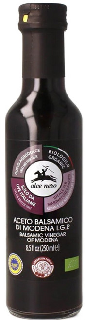 alce nero 尼諾 有機摩德納巴薩米克醋 IGP 3滴, 1個, 250ml