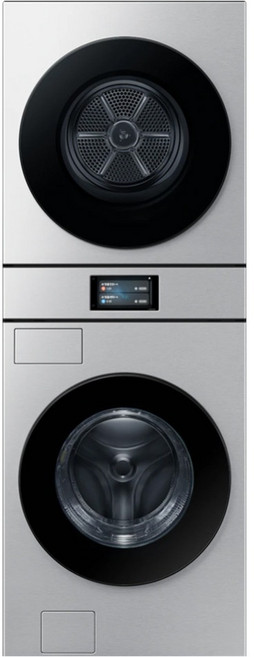 삼성전자 Bespoke AI 원바디 LCD 세탁기 WF90F25ABT + 건조기 DV90F20ABT 25kg + 20kg 177.8mm 방문설치, 실버스틸, WH90F2520AAHT