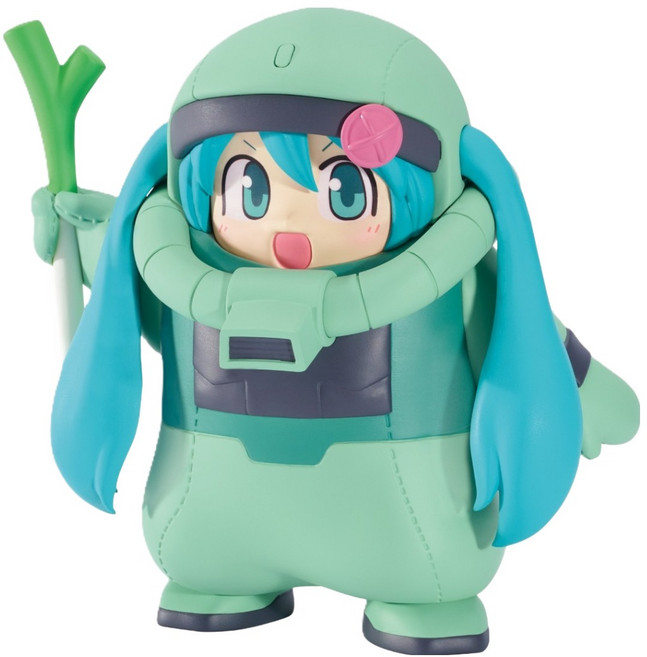 반다이 건담45주년×하츠네 미쿠 자쿠 코스튬 피규어, 1개