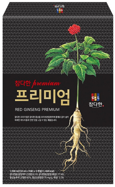 참다한 프리미엄 홍삼진액 30p, 1.5L, 1개
