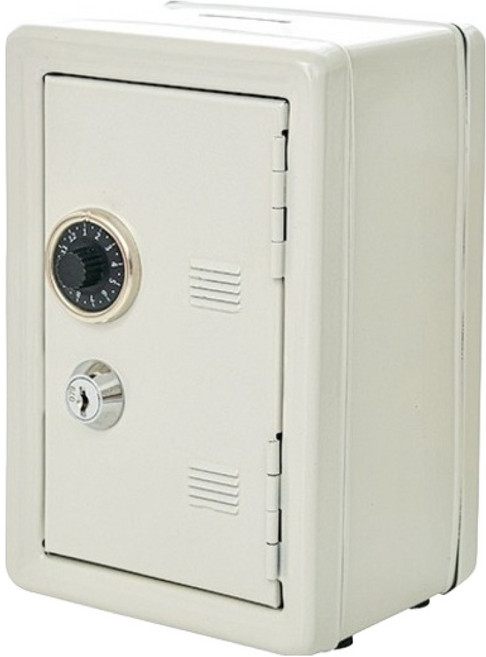 씨앤초이스 미니 캐비닛 저금통, 화이트, 1개