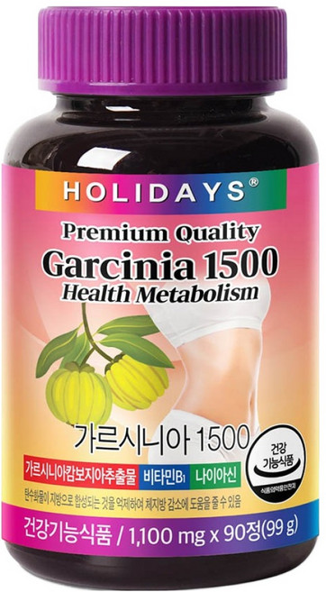 홀리데이즈 가르시니아 1500 99g, 1개, 90정