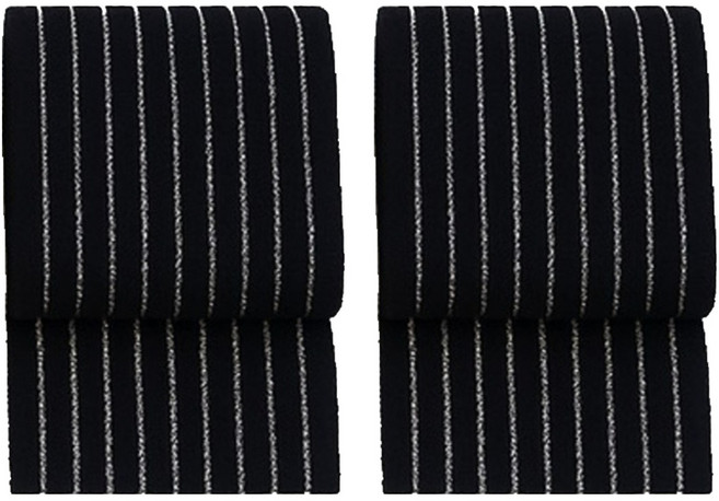 피스탑 다용도 다회용 압박 밴드, 블랙, 2개