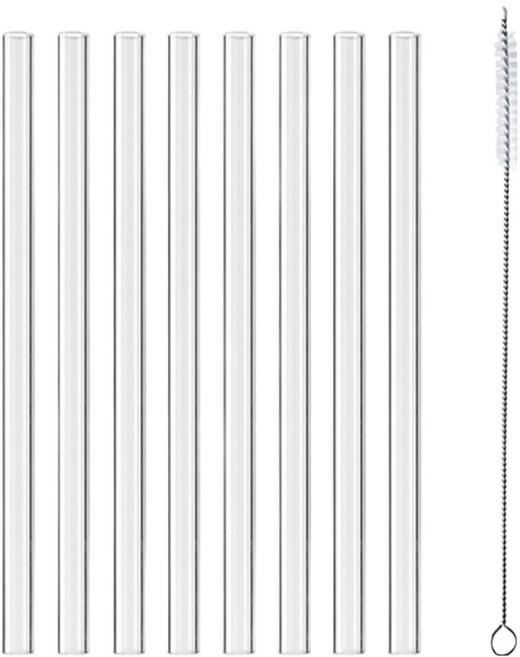 텀블러브 트라이탄 빨대 23cm 8p + 청소솔 세트, 1개