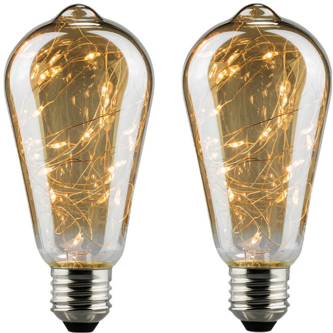 블링라이트 KDT-YD LED 에디슨 ST64벌브 은하수 2W 전구, 전구색, 2개