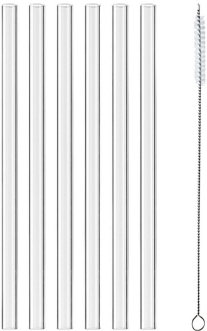 텀블러브 트라이탄 빨대 30cm 6p + 청소솔 세트, 1개