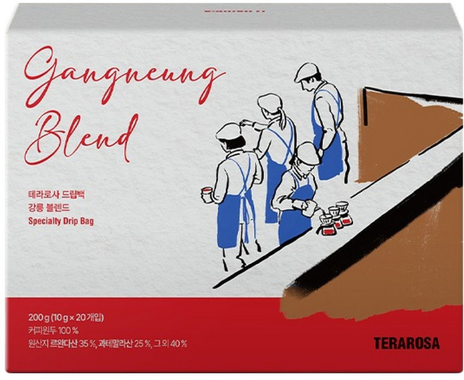 테라로사 강릉 블렌드 드립백커피, 10g, 20개입, 1개